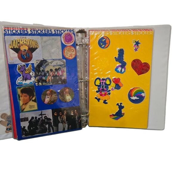 Vintage Sticker Book 80s Puffy Scratch And Sniff Garfield Michael Jackson Kool-a - Picture 12 of 16